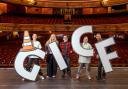 L-R: Karen Dunbar, Krista MacDonald, Christopher Macarthur-Boyd, Kim Blythe and Rosco McClelland at the launch of Glasgow International Comedy Festival 2026