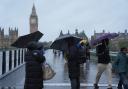 An amber weather warning is in place across many areas (Yui Mok/PA)