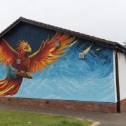 Two new murals have been created at Dunterlie Resource Centre, home of Dunterlie Action Group in Barrhead by the mural artist Mack Colours.