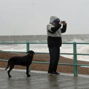 The stormy conditions have led to huge waves around the coast (Jamie Lashmar/PA)